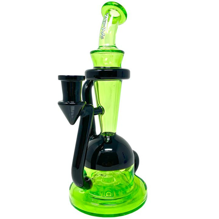 AFM Glass Spaceship Recycler Dab Rig 9" - 2 Colors