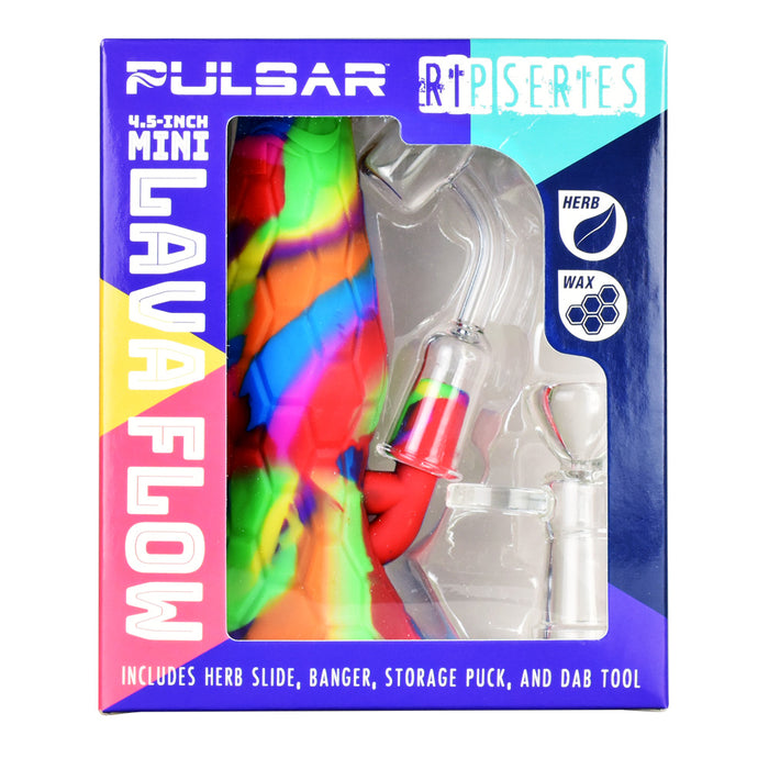 Pulsar RIP Series Mini Lava Flow Silicone Bong