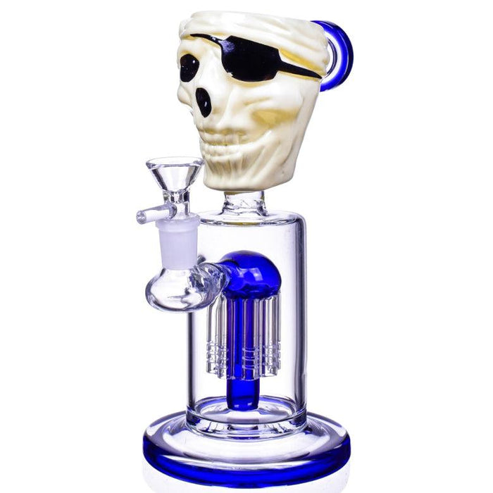 Pirate Skull 9" Water Pipe