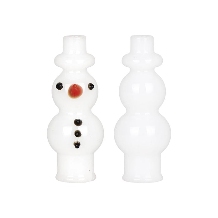 Puffco Pivot Snowman Glass Mouthpiece Attachment