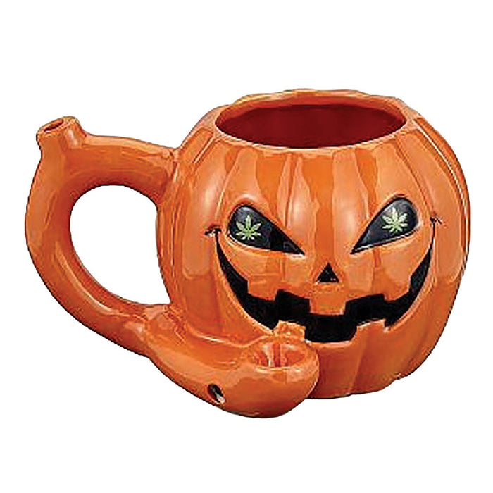 Pumpkin Mug Smoking Pipe