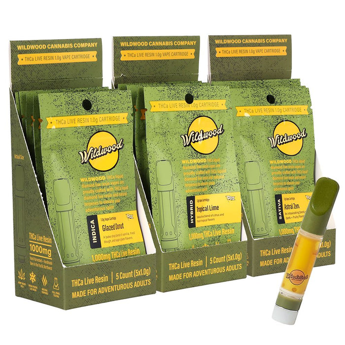 Wildwood Dispensary Grade Live Resin THCA Cartridge 1g