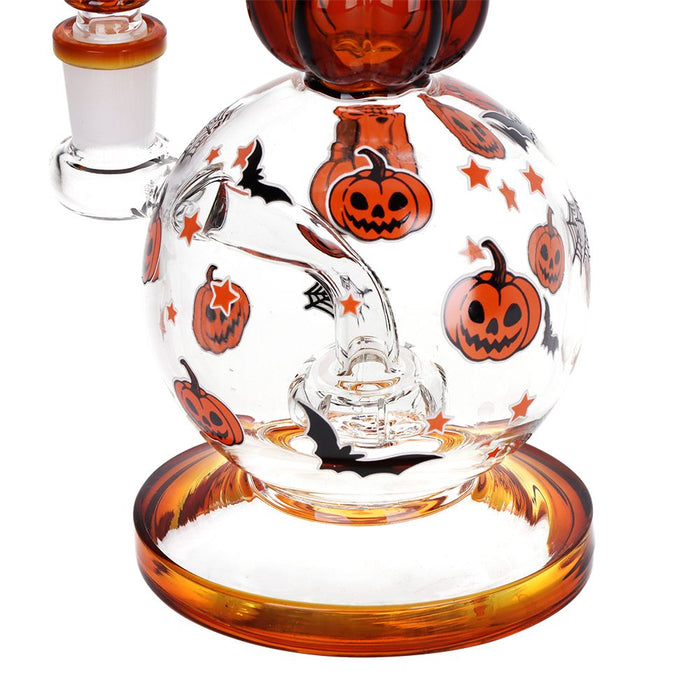 Pulsar Crazy Pumpkins Glass Water Pipe 7.9"
