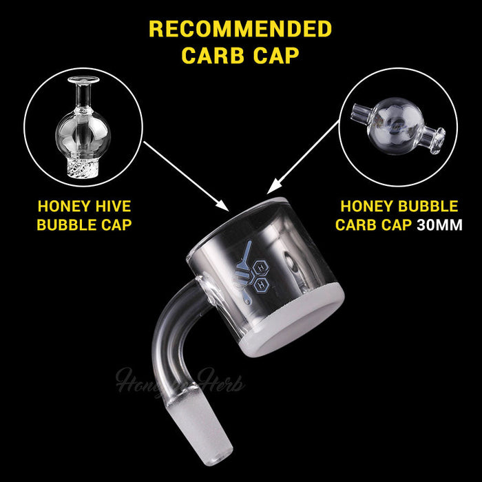 Honeybee Herb Milk & Honey XL Bevel Quartz Banger