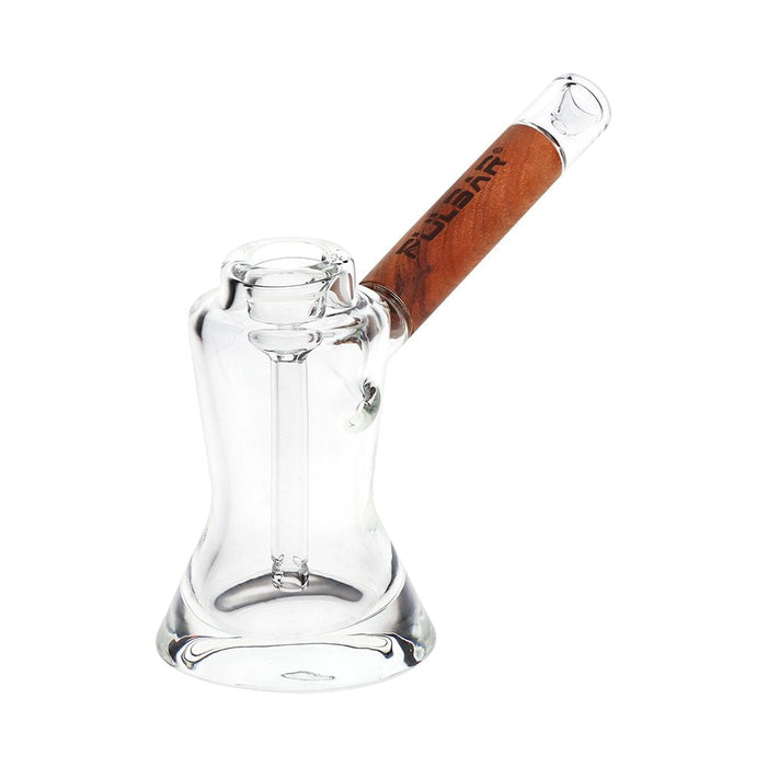 Pulsar Wood on Glass 6 Inch Bubbler