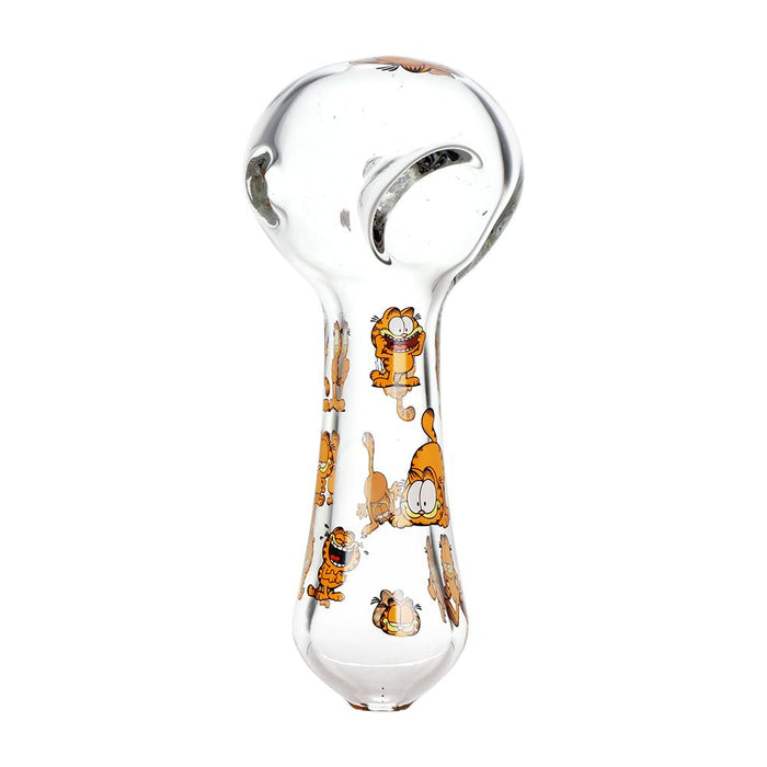 Stoned Orange Cat Glass Spoon Pipe 3 Pack