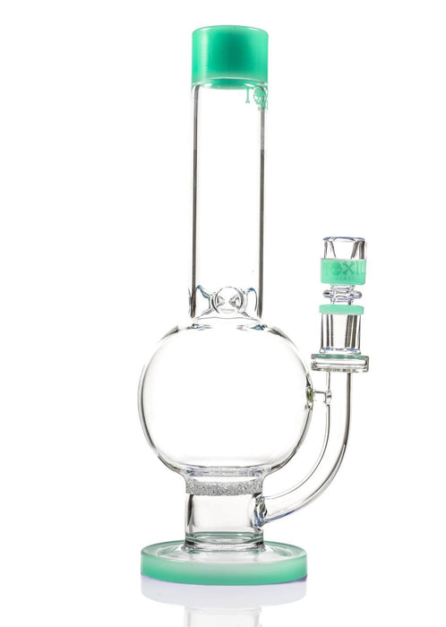 Toxic Glass 12" Straight Tube Globe Bong