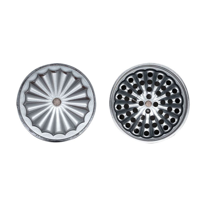 ONGROK Flower Petal Toothless Aluminum Storage Grinder