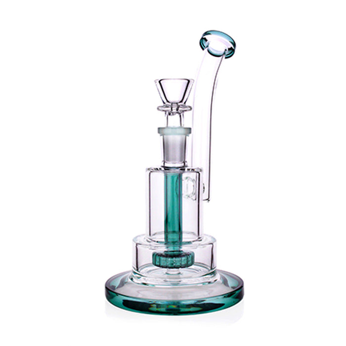 Stacked Chamber Showerhead Perc Water Pipe