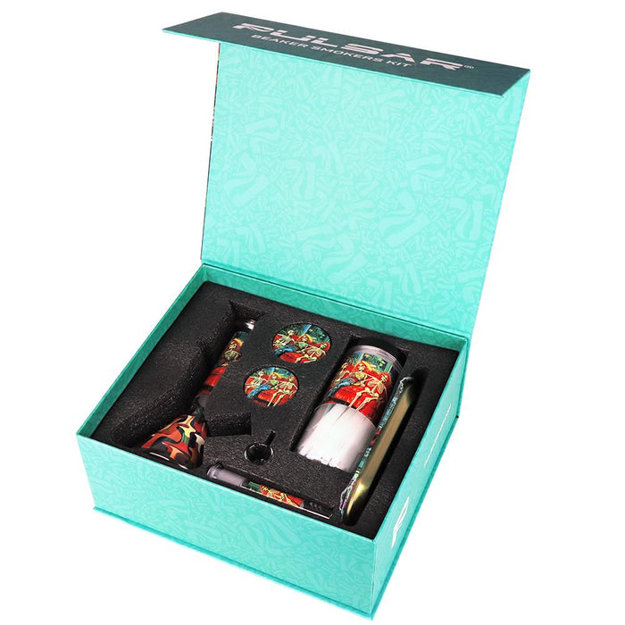 Design Series Beaker Water Pipe Smoker's Kit