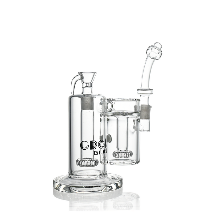 Croia Glass 10" Dual-Chamber External Recycler Bong