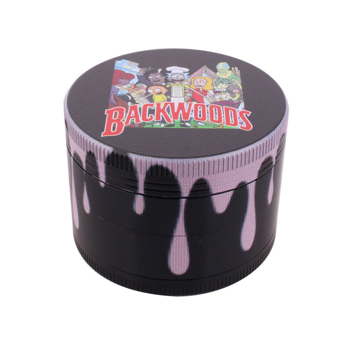 4 Piece Cookies Backwoods Cartoon Herb Grinder