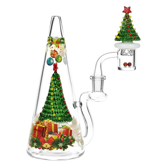 Presents Under The Christmas Tree Glass Dab Rig Set