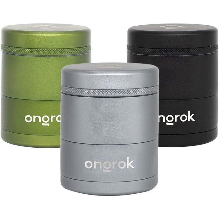 ONGROK Flower Petal Toothless Aluminum Storage Grinder