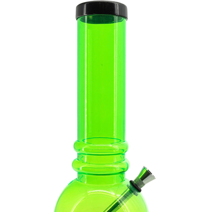Acrylic Bubble Base Bong | 12" Or 15"