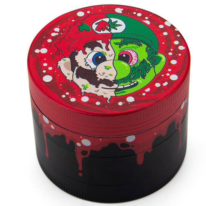 4 Piece Metal Mario Herb Grinder