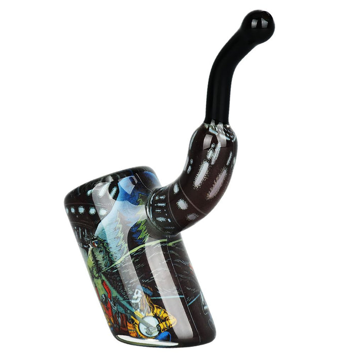 Grateful Dead Inside Print Bent Sherlock Pipe