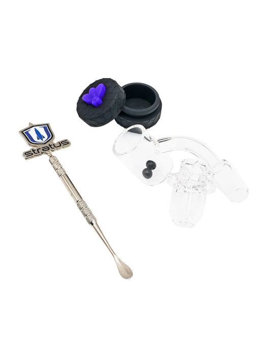 Spinning Quartz Banger Set With Cap & Dabber