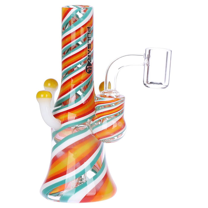 Pulsar Shroom Vision Wig Wag Glass Dab Rig