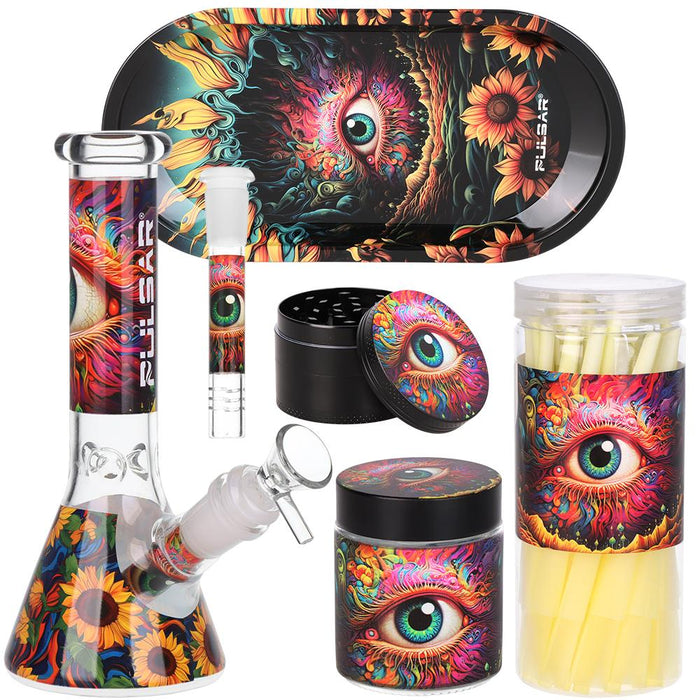 Design Series Beaker Water Pipe Smoker's Kit
