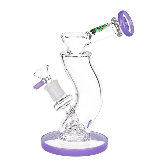 SeshGear Curved Glass Water Pipe 7.75"