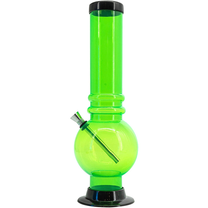 Acrylic Bubble Base Bong | 12" Or 15"