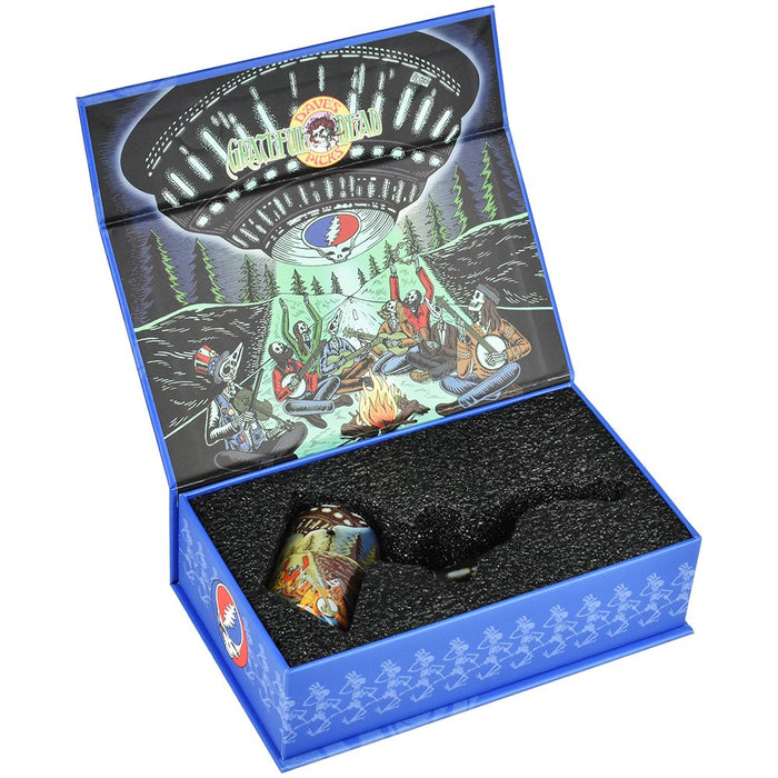 Grateful Dead Inside Print Bent Sherlock Pipe