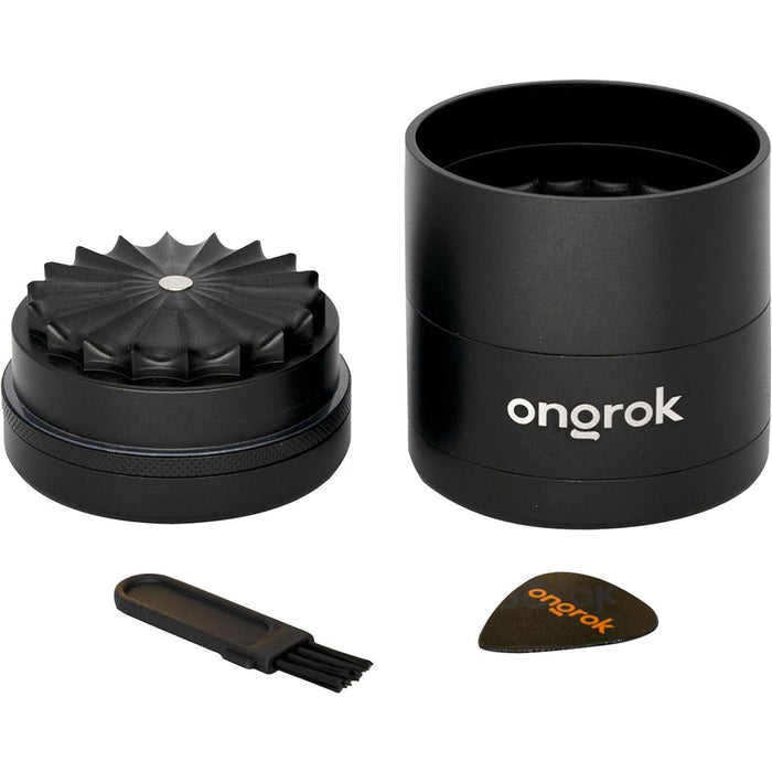 ONGROK Flower Petal Toothless Aluminum Storage Grinder