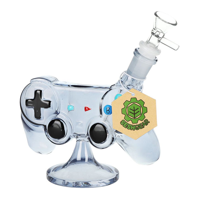 SeshGear Game Controller Glass Water Pipe 5.5"