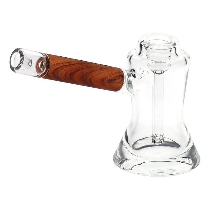 Pulsar Wood on Glass 6 Inch Bubbler