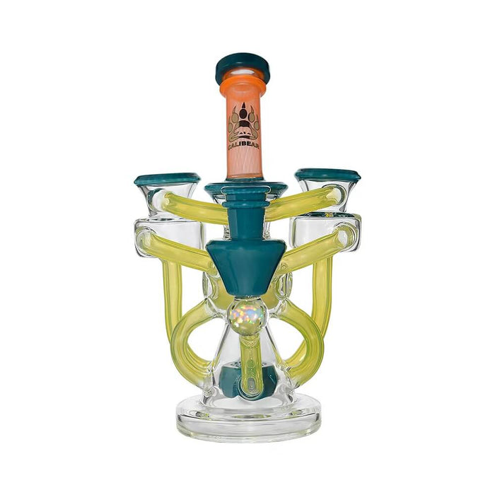 Calibear Artistic Recycler Dab Rig with Opal
