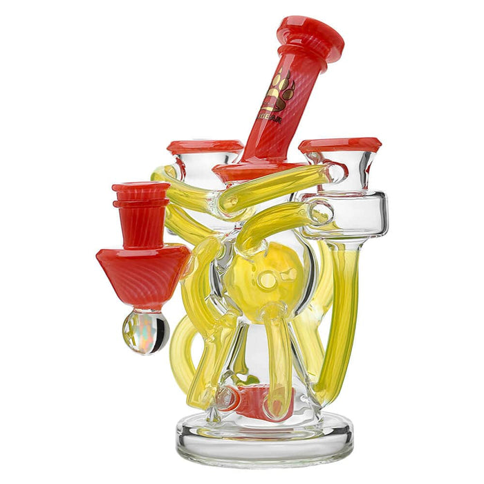 Calibear Artistic Recycler Dab Rig with Opal