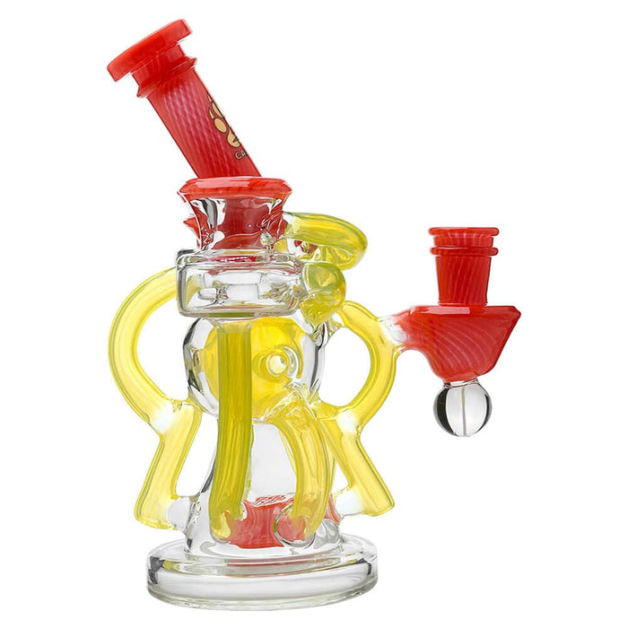 Calibear Artistic Recycler Dab Rig with Opal