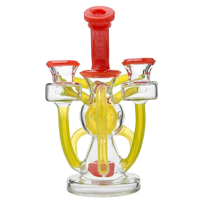 Calibear Artistic Recycler Dab Rig with Opal