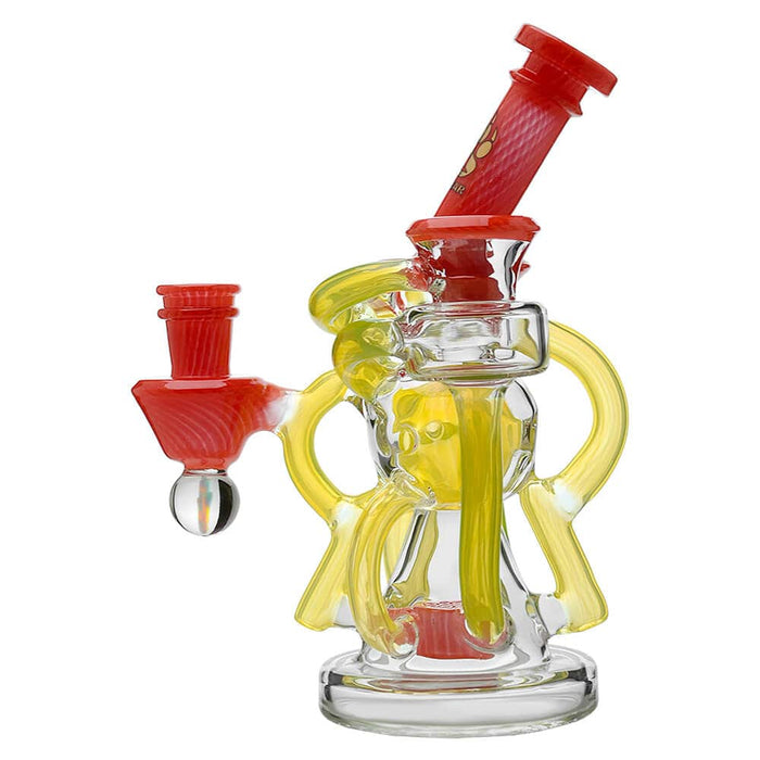 Calibear Artistic Recycler Dab Rig with Opal