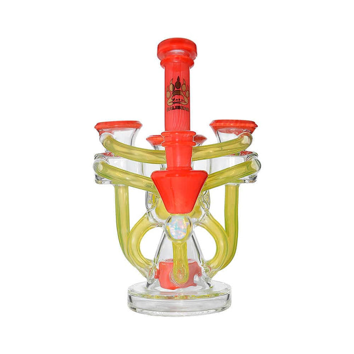 Calibear Artistic Recycler Dab Rig with Opal