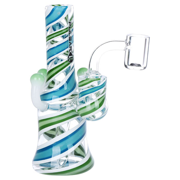 Pulsar Shroom Vision Wig Wag Glass Dab Rig