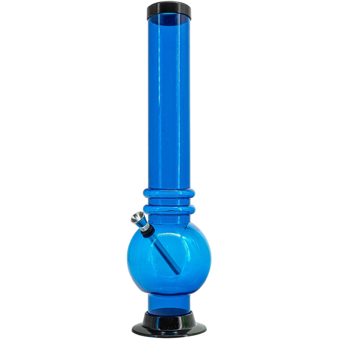 Acrylic Bubble Base Bong | 12" Or 15"