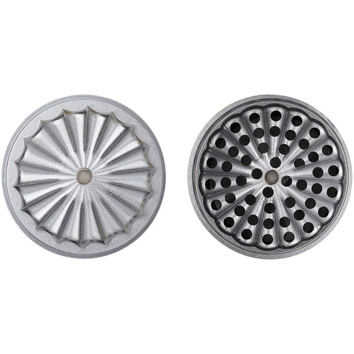 ONGROK Flower Petal Toothless Aluminum Storage Grinder
