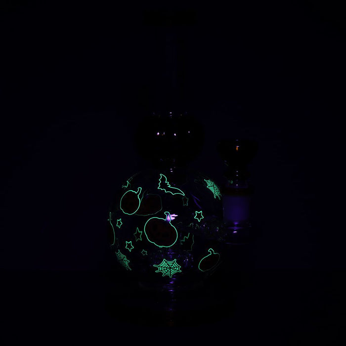 Pulsar Crazy Pumpkins Glass Water Pipe 7.9"