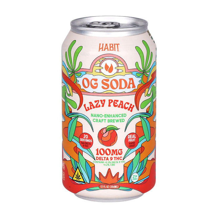 Habit D9 THC OG Soda | 12oz | 100mg | 6 Pack