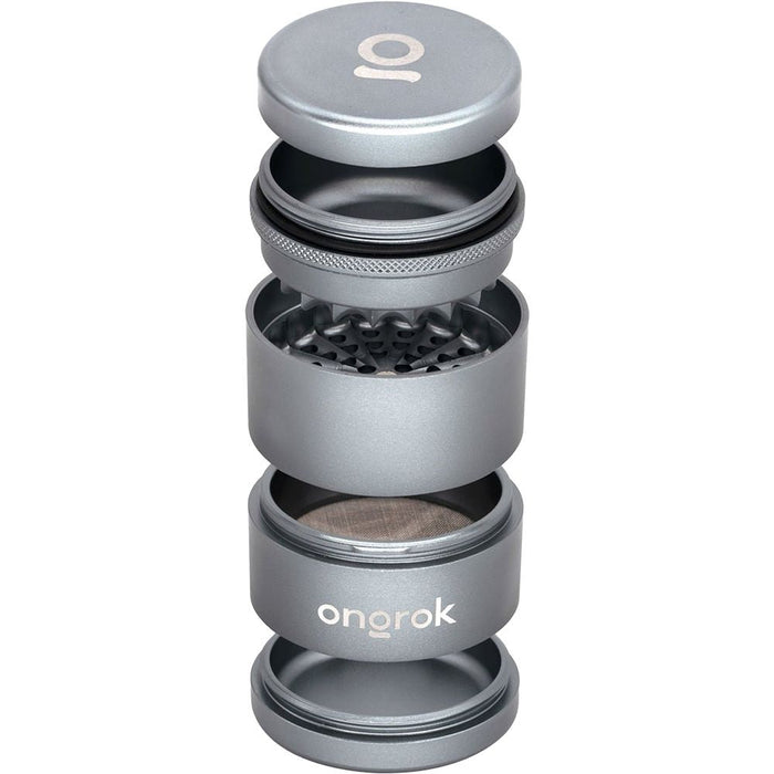 ONGROK Flower Petal Toothless Aluminum Storage Grinder