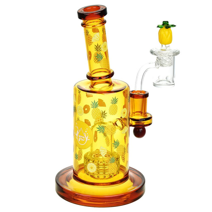Fruit Series Pineapple Express Glow In The Dark Dab Rig Kit