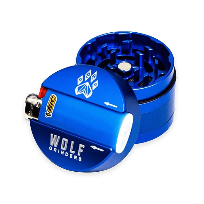 Wolf Grinders 4-Piece Maxi Large Aluminum Herb Grinder