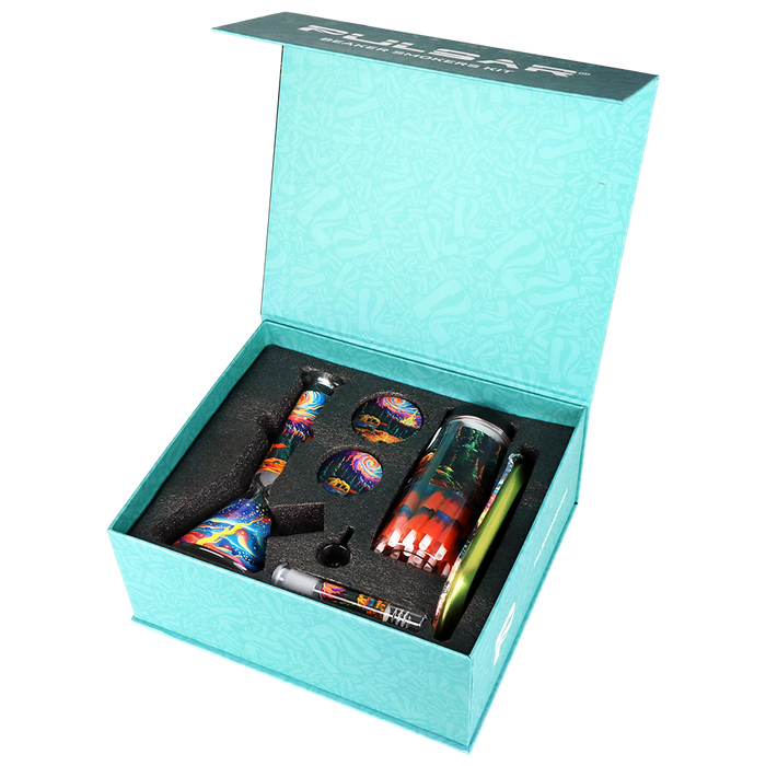 Design Series Beaker Water Pipe Smoker's Kit
