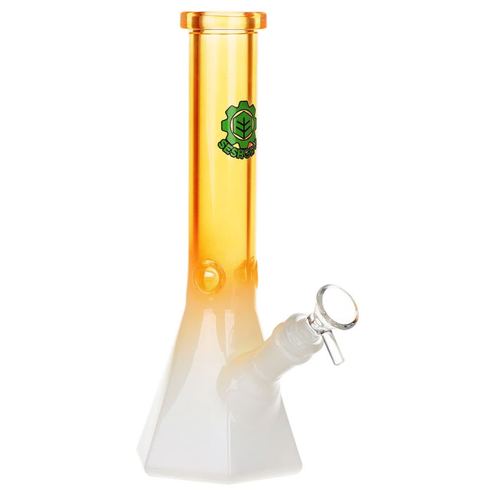 SeshGear Prismatic Ombre Glass Beaker Bong 10"