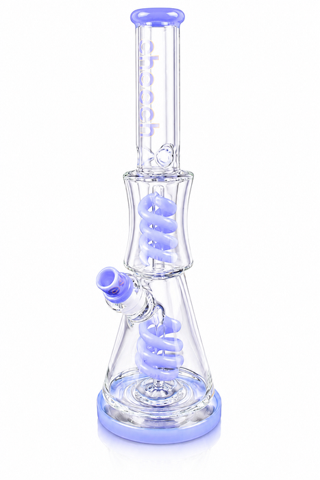 Cheech Glass 17 Inch Swirl Dual Perc Bong