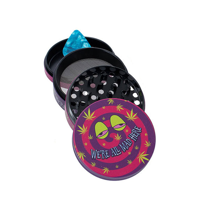 We're All Mad Here 4 Piece Grinder