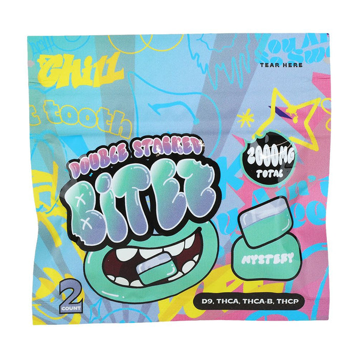 Double Stacked THC Bitez | 2000mg | 2pc | 60pk Display