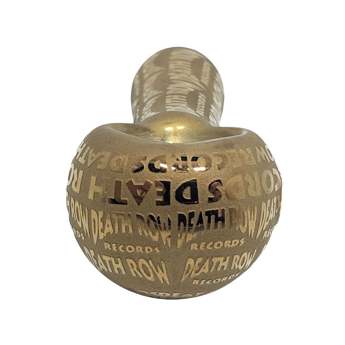 Death Row Records Metallic Etched Glass Spoon Pipe